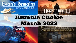 Humble Choice March 2022 Review