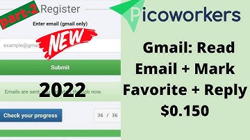 GMAIL READ EMAIL + MARK FAVORITE + REPLY IN PICOWORKERS | PICOWORKERS BANGLA TUTORIAL  | SOFT TECH