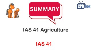 IAS 41 Agriculture summary - applies in 2024