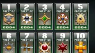 Call Of Duty 4 Prestige Badges