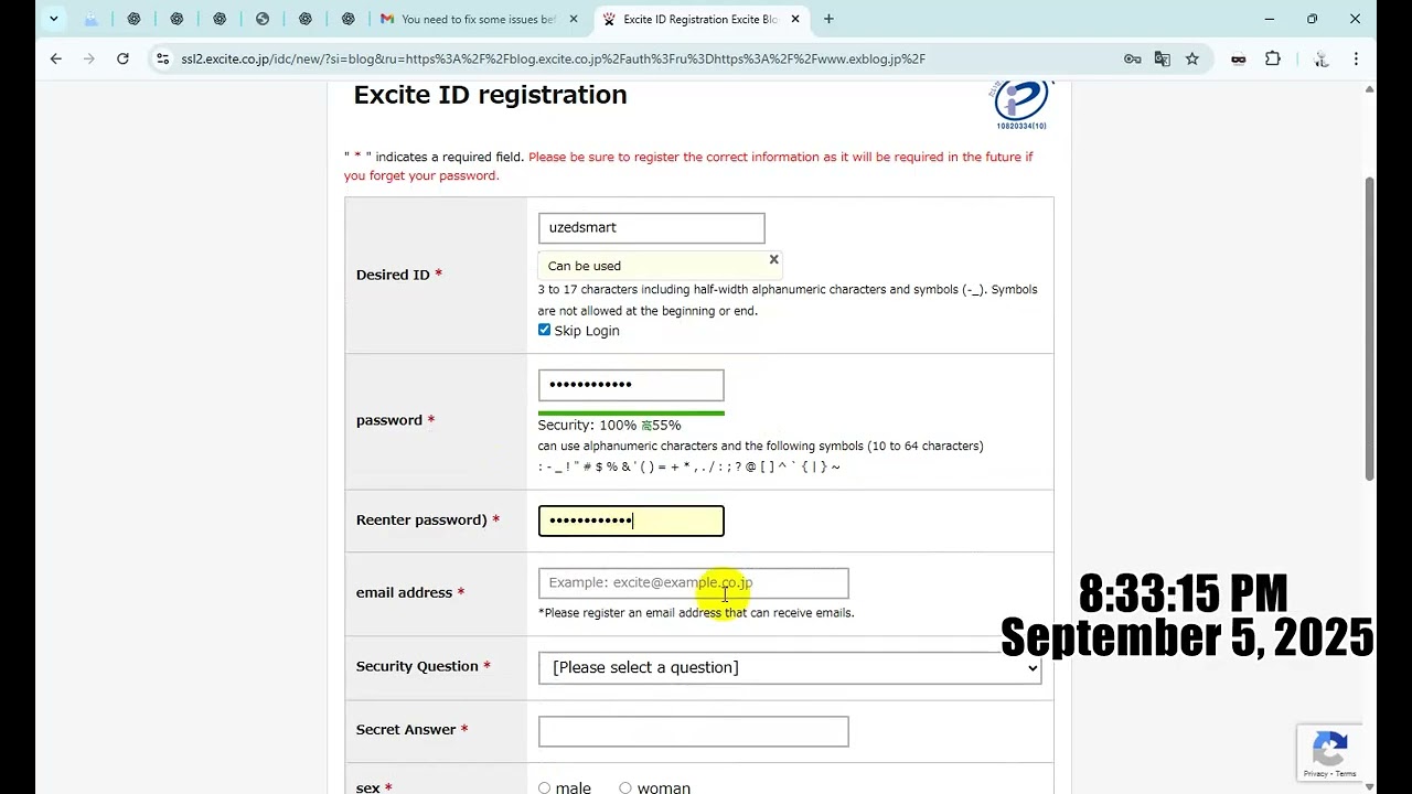 🚀 How To Create Excite ID for exblog.jp Website | Step-by-Step 2025 Guide