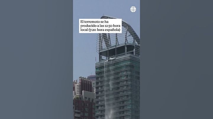 Las piscinas de los hoteles se transforman en cascadas por la fuerza del #terremoto en #tailandia