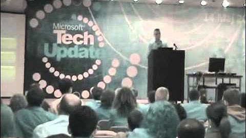 MS TechUpdate 2008 - Introduction to SQL Server 2008 (video 1)