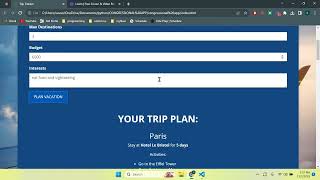 Tripp Trekker App Submission screenshot 2