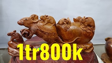 Chỉ cần bỏ ra 1tr800k là anh chị đã có ngay tượng chuột tài lộc kéo bao tiền siêu đẹp rồi.