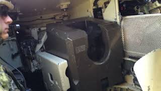 Teaching new gunner Leopard 2 A4 Canadian Battle Tank