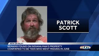 Remains found on Indiana man's property confirmed to be teen who went missing in June