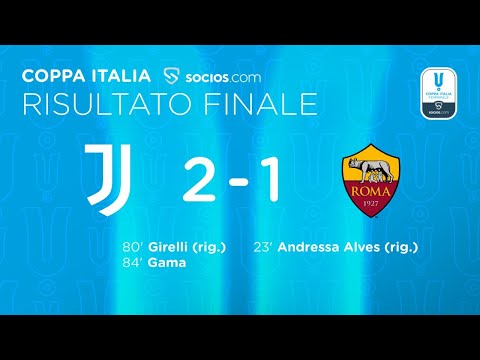 Juventus-Roma 2-1 | Gama regala il trofeo alle bianconere | Coppa Italia Femminile @Socios 2021/22