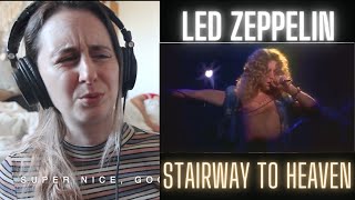 First Reaction to Led Zeppelin - Stairway To Heaven (Live)