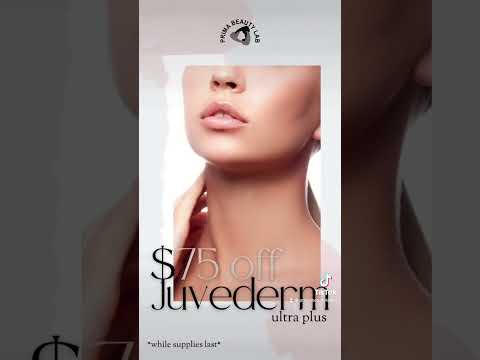 $75 OFF Juvederm Filler (Ultra Plus)! - YouTube