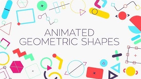 Animated Geometric Shapes (After Effects template)