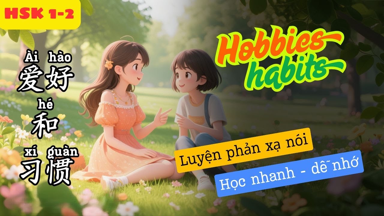 Luyện Nói Phản Xạ Tiếng Trung | Sở Thích và Thói Quen | HSK 1–2
