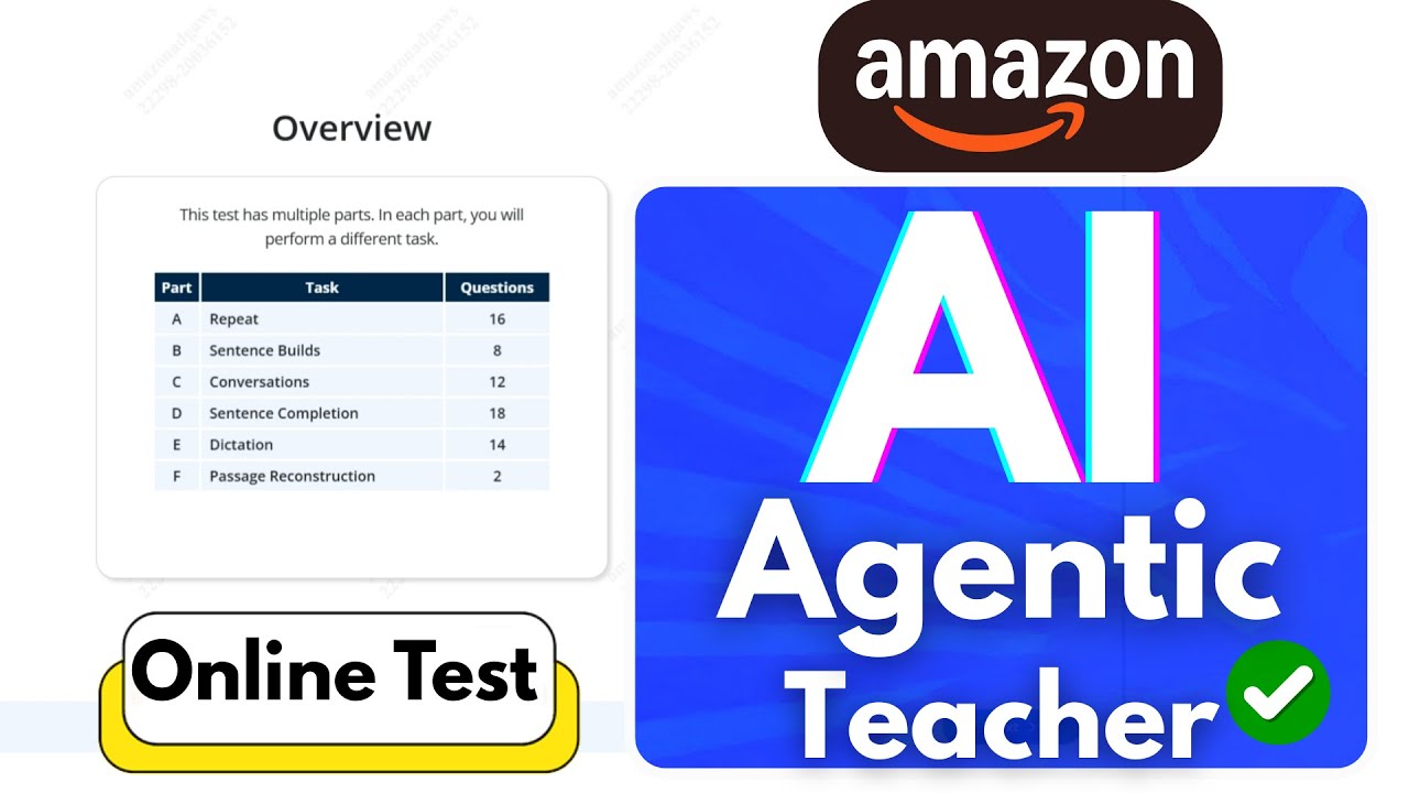 Amazon Agentic Ai Teacher Assessment Test Answers | Agentic Ai Teacher Amazon Interview Notes 2026