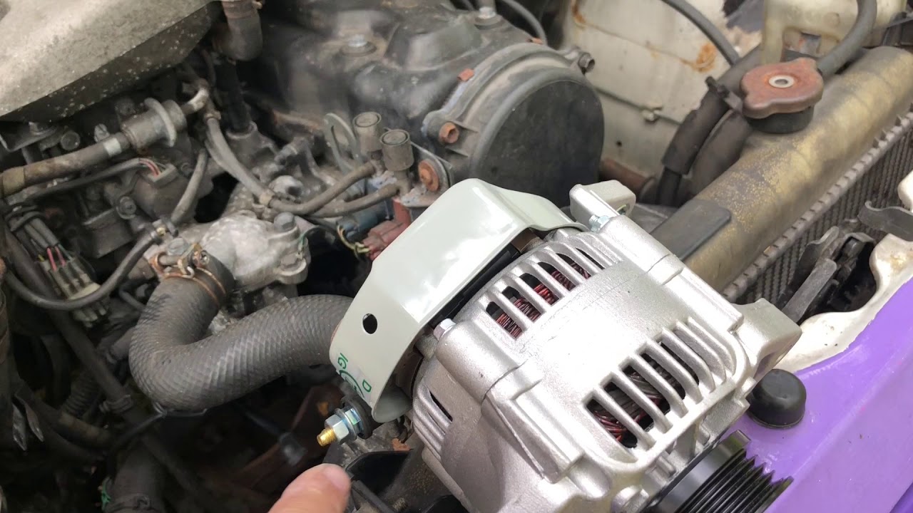 Alternator Replacement Suzuki Vitara 1989 Youtube