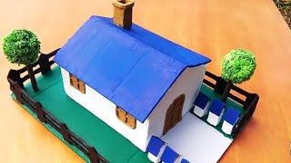 ? ?MAQUETA de Casa De Cartón Paso a Paso ? / Cardboard House MODEL Step  by Step - YouTube