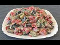 Потрясающий Салат из Баклажанов Без Майонеза Вкусно, Полезно и Быстро!!! / Eggplant Salad