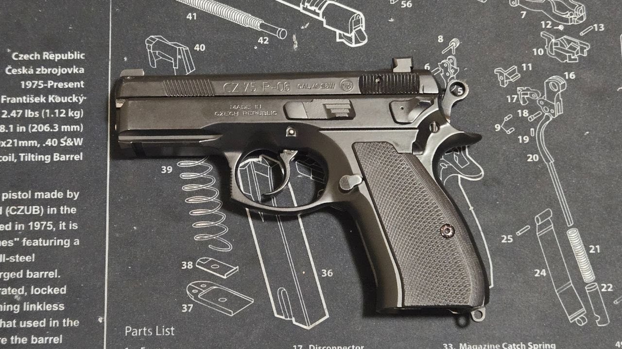 CZ P-06 .40 S&W, двойного/одинарного действия (DA/SA)