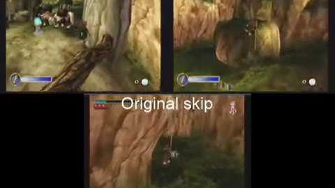 The Hobbit Any% - Troll Hole level skip comparison