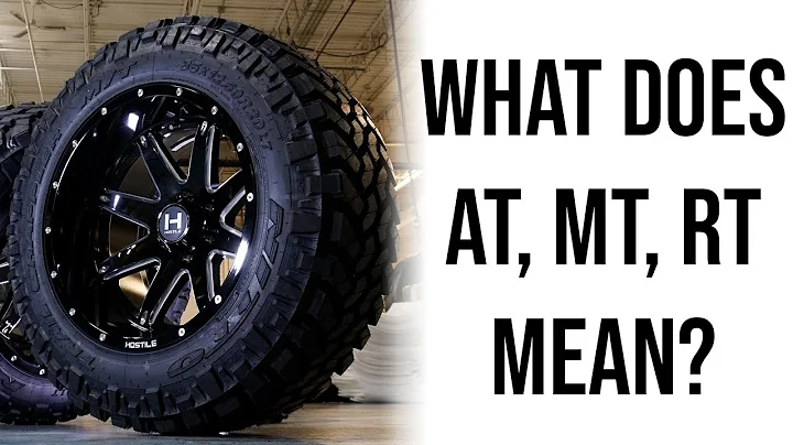 AT, MT, RT 타이어의 차이점