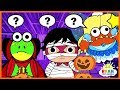 Trick or treating on halloween in haunted House with Ryan | Cartoon animation for Kids!!!