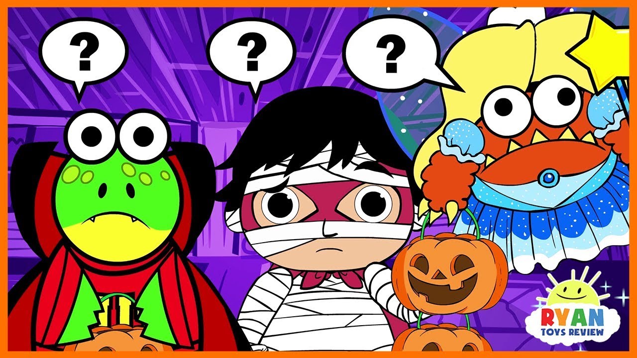 Trick Or Treating On Halloween In Haunted House With Ryan Cartoon Animation For Kids Youtube