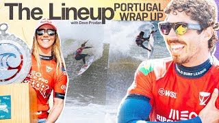 Portugal wrap up, stormy conditions, goofys triumph, plus Vissla CT Shaper Rankings | The Lineup