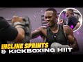 How israel adesanya gets an intense workout while travelling