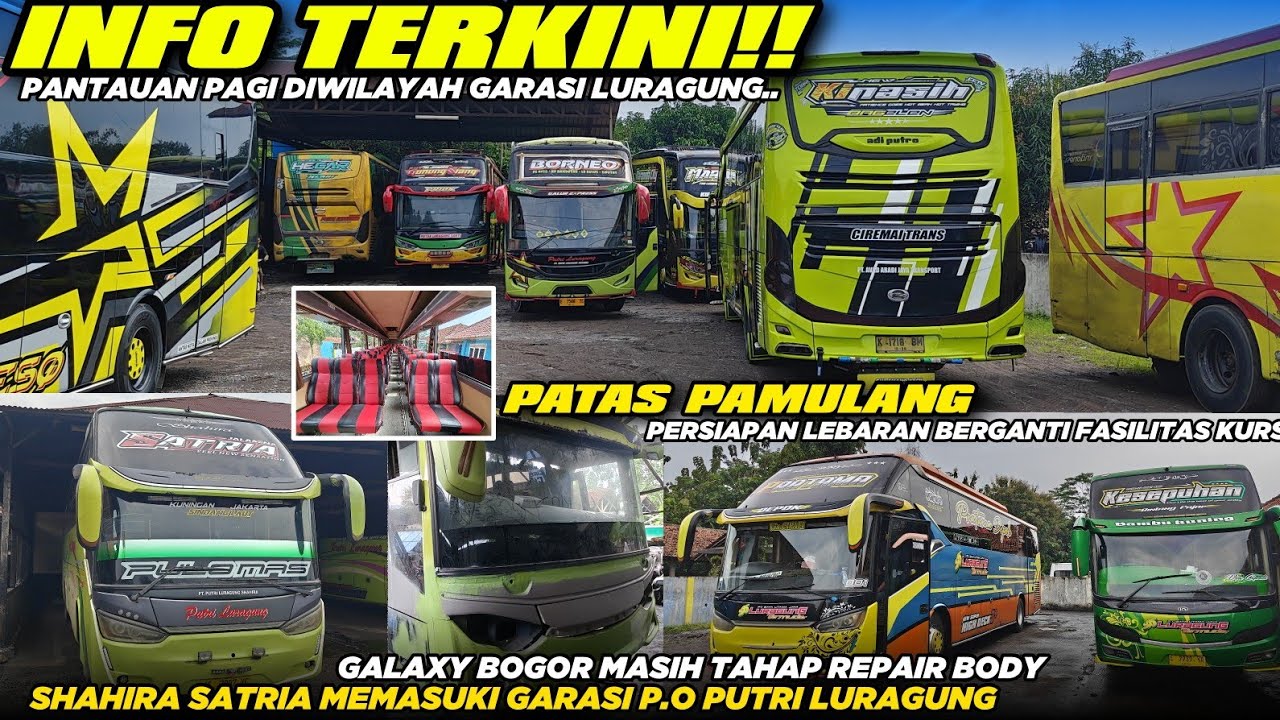 HAMPIR SEMUA ARMADA P.O LURAGUNG GROUP LIBUR!? MOMENT BERKUMPUL DIGARASI MENJELANG ARUS MUDIK 2026