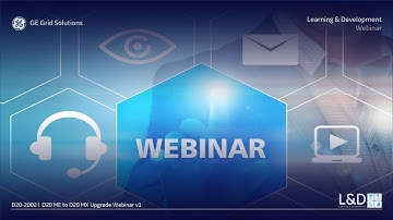 D20-2002  |  D20 ME to D20 MX Upgrade Webinar v1