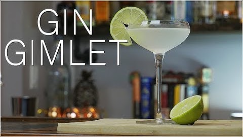 Gin Gimlet Cocktail Recipe - Easy Gin Drink!
