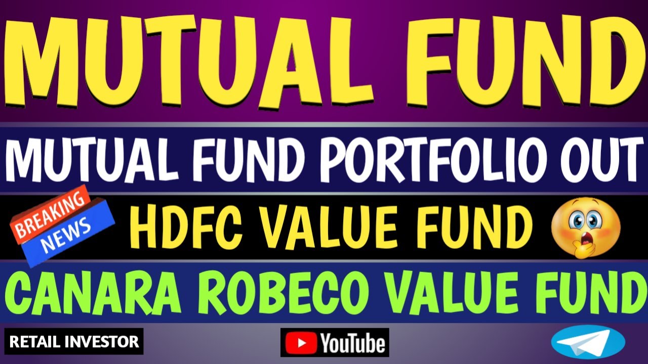 HDFC VALUE FUND and CANARA ROBECO VALUE FUND PORTFOLIO UPDATE | GOOD NEWS FOR SHAREHOLDERS |