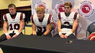 Linganore football press conference 3A state final 12/2/23