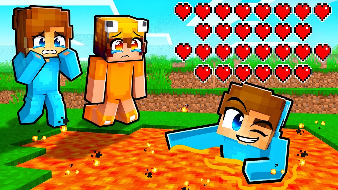 Jag Prankade Mina Vänner Med 1,000,000 Hjärtan I Minecraft!