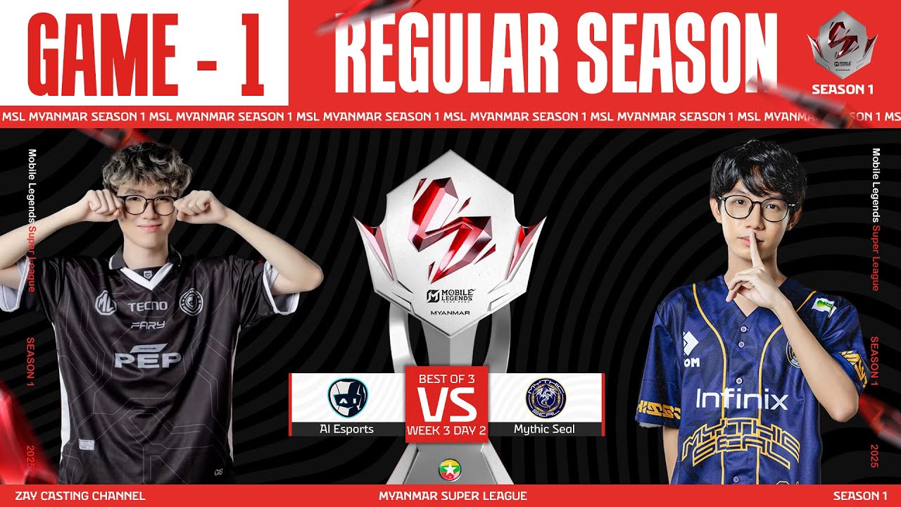 [Game - 1] Ai Esports vs Mythic Seal | MLBB Super League Season 1