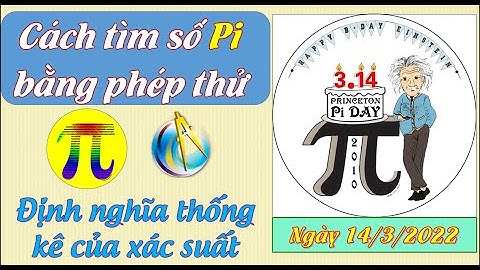 [55] Cách tính số Pi bằng thực nghiệm trên phần mềm Geometer