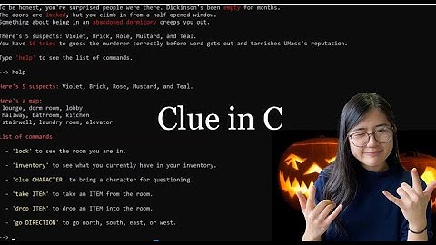Clue in C for CS230