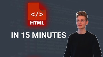 Learn HTML in 15 Minutes as an Absolute Beginner