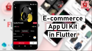 FlutterShop E commerce App UI kit    E commerce Template 2020 in Flutter