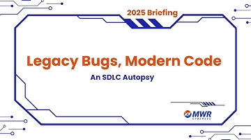 Legacy Bugs, Modern Code  An SDLC Autopsy - Tinus Green
