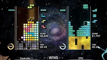 (FLASHING LIGHTS WARNING) A Tetris Effect Connected Zone Battle but with the classic randomizer