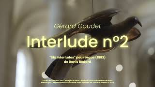 Interlude n°2 de Denis Bédard (Abbaye Saint-Philibert TOURNUS)