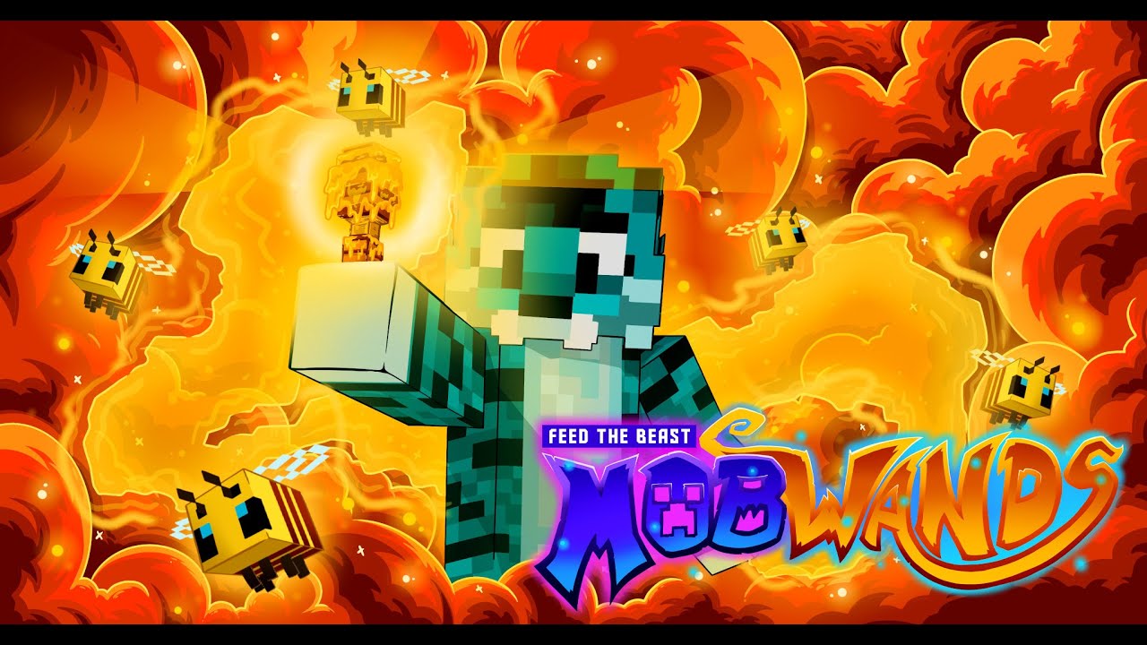 FTB Mob Wands - EP1 - You're a Wizard Cyan! - Minecraft Bedrock ...