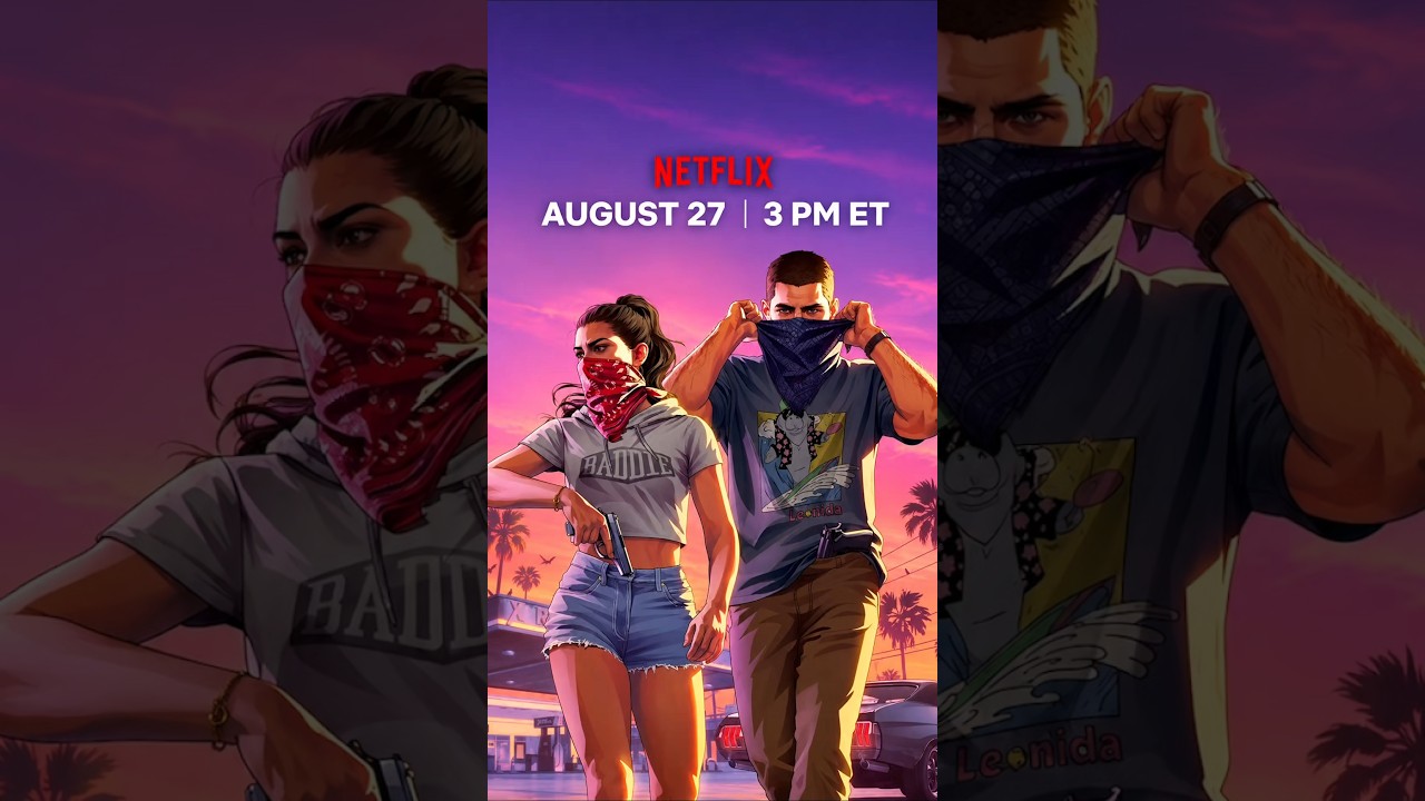 Une DATE pour le GAMEPLAY de GTA 6 !!! 27 Aout : sur NETFLIX 😱