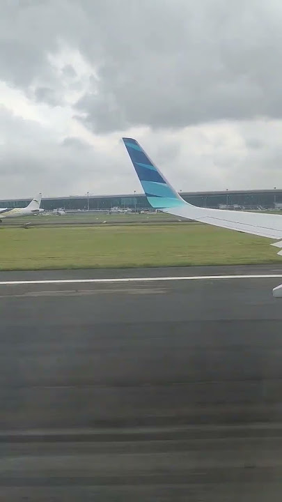 ⭕ Garuda Indonesia Take Off From Soekarno Hatta International Airport 🛫