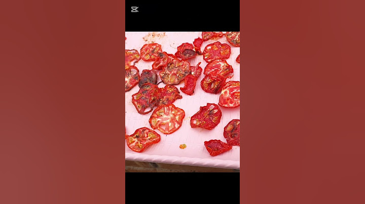 This is how you make Sun Dried Tomato powder #driedfood #foodpreservation #food