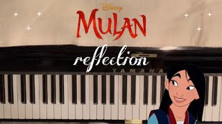 Reflection From Disneys Mulan Piano Cover With Lyrics