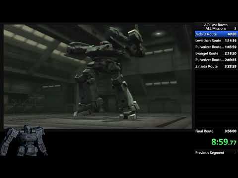 Armored Core Last Raven All MIssions WORLD RECORD 3:48:58