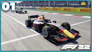 F1 22 Career Mode - Part 1 - INSANE FIRST F2 RACE (PS5 Gameplay)