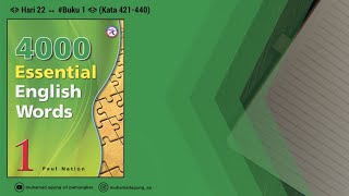 (Hari 22) 4000 Essential English Words 1 | Kata 421-440 Bahasa Indonesia screenshot 5
