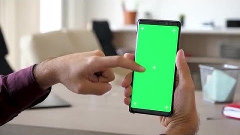 Scrolling, Swiping Green Screen Smartphone Stock Video